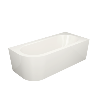 BETTE Starlet Silhouette V kampinė, plieninė vonia 175x80cm