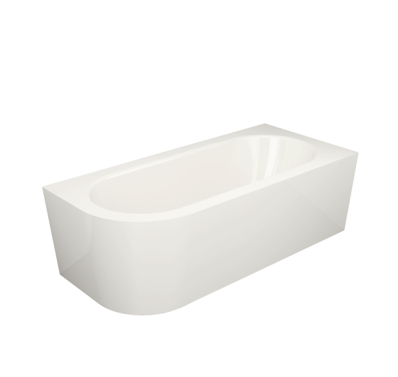 BETTE Starlet Silhouette V kampinė, plieninė vonia 175x80cm