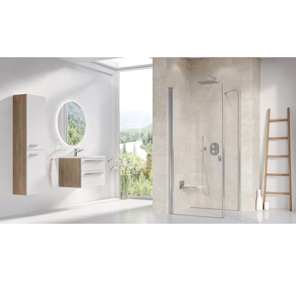 Ravak Luna veidrodis su foniniu apšvietimu (pasirenkamo dydžio)