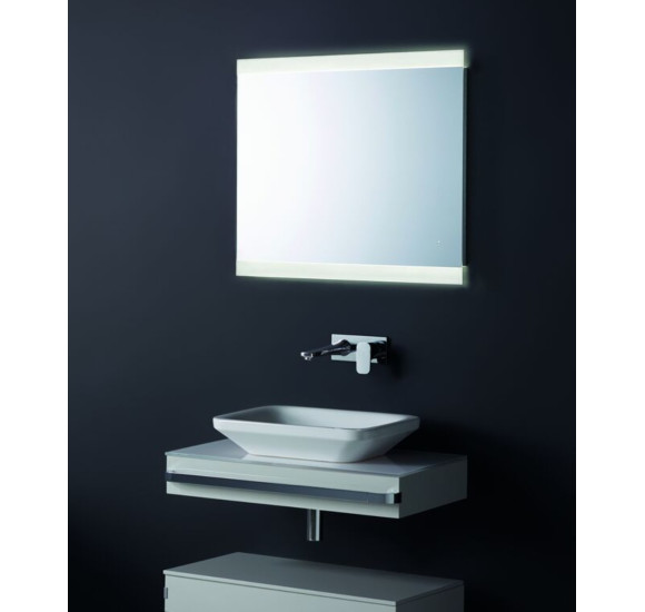 Ideal Standard veidrodis su integruotu pašvietimu 80x70cm
