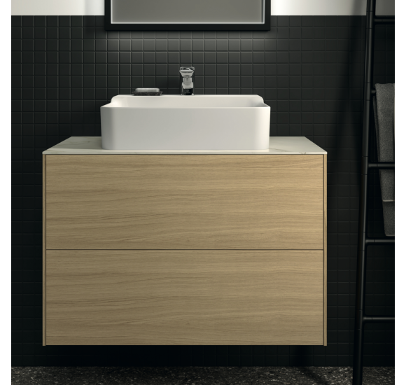 Ideal Standard Conca vonios spintelė 80x50cm, šviesus ąžuolas (tikros medienos lukštas)