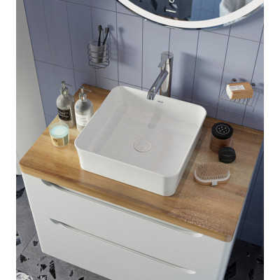 IŠPARDAVIMAS. Bocchi Sottile pastatomas praustuvas - dubuo 38x38 cm (Defektas: viena kraštinė 5mm ilgesnė)