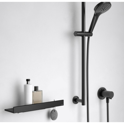 Keuco Reva 2in1 Dušo lentynėlė su integruotu stiklo valytuvu (pasirenkamos spalvos)