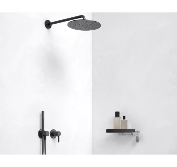 Keuco Reva 2in1 Dušo lentynėlė su integruotu stiklo valytuvu (pasirenkamos spalvos)