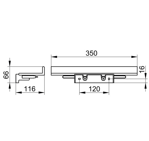 Keuco Reva 2in1 Dušo lentynėlė su integruotu stiklo valytuvu (pasirenkamos spalvos)