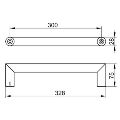 Keuco Reva porankis (pasirenkamos spalvos)