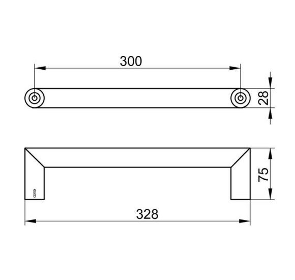 Keuco Reva porankis (pasirenkamos spalvos)