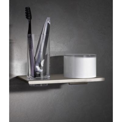 Keuco Edition 400 stiklinės ir losjono dozatoriaus komplektas (pasirenkamos spalvos)