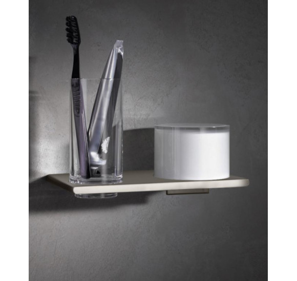 Keuco Edition 400 stiklinės ir losjono dozatoriaus komplektas (pasirenkamos spalvos)