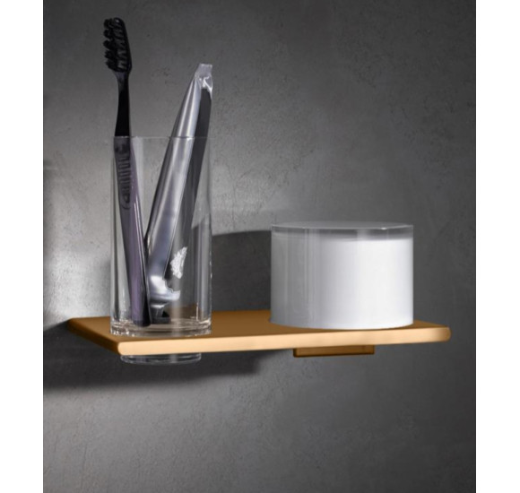 Keuco Edition 400 stiklinės ir losjono dozatoriaus komplektas (pasirenkamos spalvos)