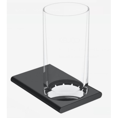 Keuco Edition 400 stiklinės laikiklis su stikline (pasirenkamos spalvos)
