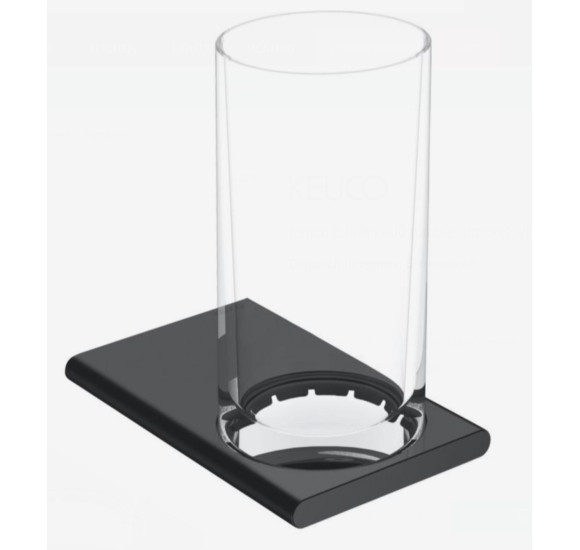Keuco Edition 400 stiklinės laikiklis su stikline (pasirenkamos spalvos)
