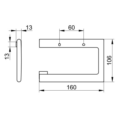 Keuco Edition 400 wc popieriaus laikiklis (pasirenkamos spalvos)