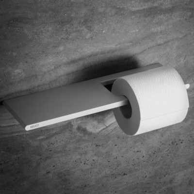 Keuco Edition 400 wc popieriaus laikiklis su lentynėle