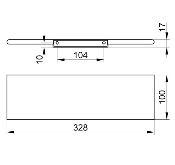 Keuco Edition 400 dušo lentyna