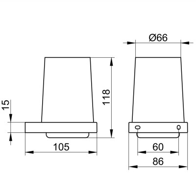 Keuco Edition 11 laikiklis su stikline (pasirenkamos spalvos)