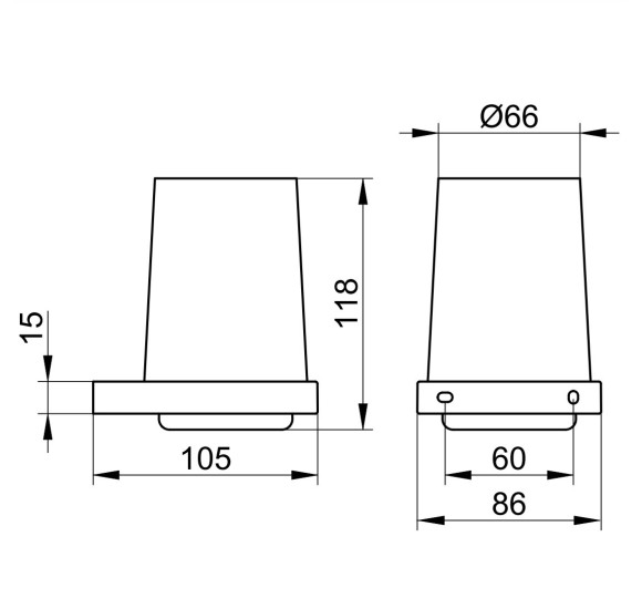Keuco Edition 11 laikiklis su stikline (pasirenkamos spalvos)