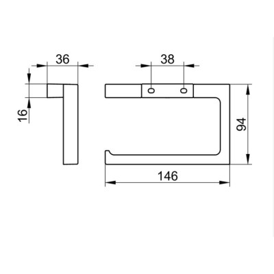Keuco Edition 11 wc popieriaus laikiklis (pasirenkamos spalvos)