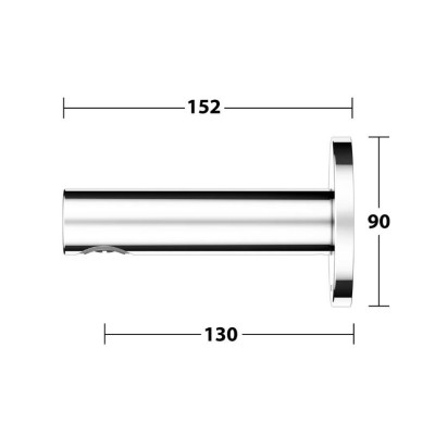 Keuco Edition 400 vonios snapas potinkinei sistemai, 152mm (pasirinkite spalvą)