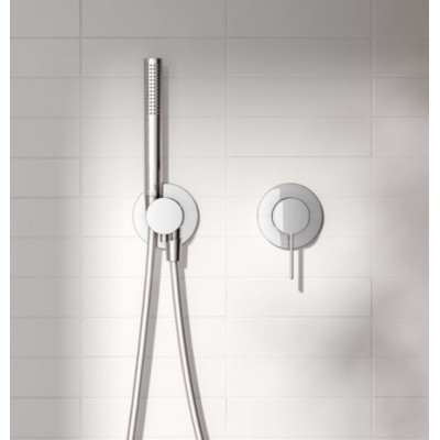 Keuco IXMO potinkinis dušo maišytuvas, apvali apdaila, pasirinkite spalvą