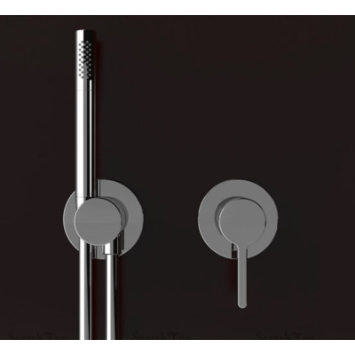 Keuco IXMO potinkinis dušo maišytuvas, apvali apdaila, pasirinkite spalvą