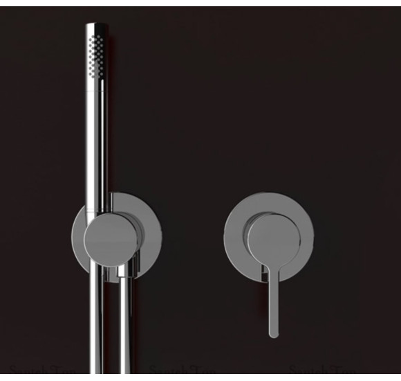 Keuco IXMO potinkinis dušo maišytuvas, apvali apdaila, pasirinkite spalvą