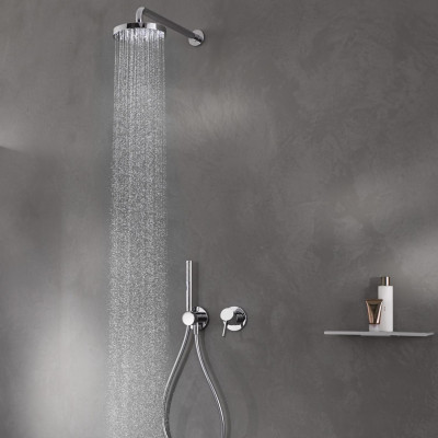 Keuco IXMO potinkinis dušo maišytuvas, apvali apdaila, pasirinkite spalvą