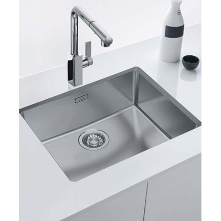 Franke MRX 110-50 nerūdijančio plieno plautuvė 54x44cm, (rankinis ventilis)