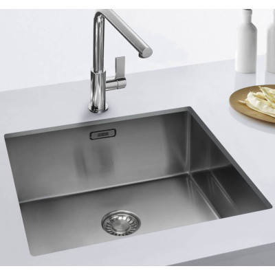 Franke MRX 110-40 nerūdijančio plieno plautuvė 44x44cm, (rankinis ventilis)