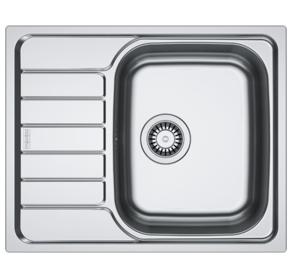 Franke SKX 611-62 nerūdijančio plieno plautuvė, ekscentrinis ventilis