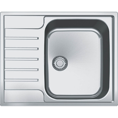 Franke AGX 211-62 G nerūdijančio plieno plautuvė, SlimTop (integruotas ekscentrinis ventilis)