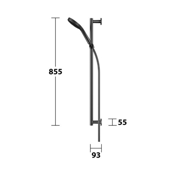 Keuco IXMO rankinio dušelio komplektas