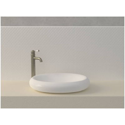 IŠPARDAVIMAS. Bocchi Strata praustuvas, blizgi balta sp., prekė iš ekspozicijos