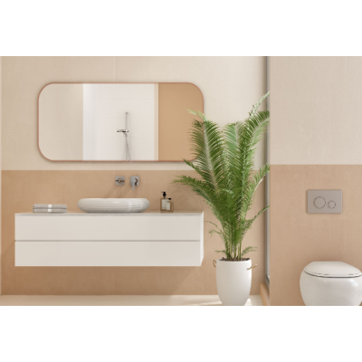 IŠPARDAVIMAS. Bocchi Strata praustuvas, blizgi balta sp., prekė iš ekspozicijos