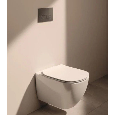 Ideal Standard Tesi "AquaBlade" pakabinamo klozeto komplektas 3in1 (Rėmas, mygtukas, klozetas)