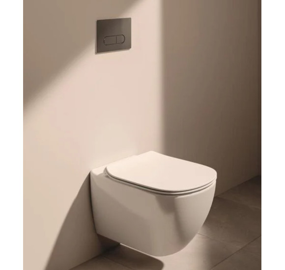 Ideal Standard Tesi "AquaBlade" pakabinamo klozeto komplektas 3in1 (Rėmas, mygtukas, klozetas)