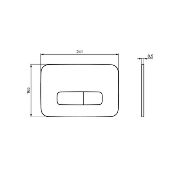 Ideal Standard OLEAS M3 nuleidimo klavišas, R0459AW