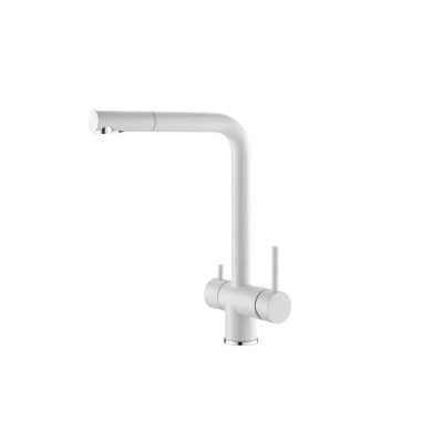 ALVEUS Aquila maišytuvas plautuvei, su galimybe prijungti filtrą (pasirenkama spalva)