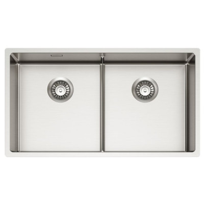 ALVEUS Nox 80 dviguba nerūdijančio plieno plautuvė