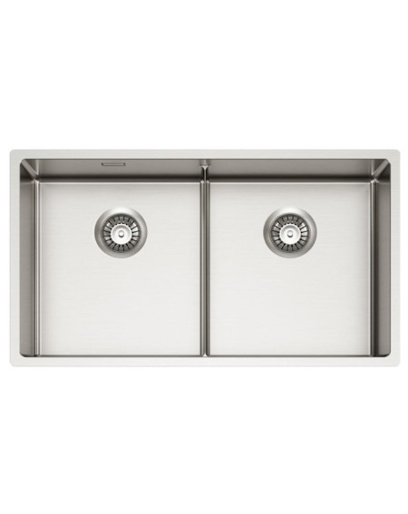 ALVEUS Nox 80 dviguba nerūdijančio plieno plautuvė