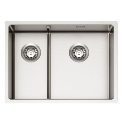 ALVEUS Nox 90 dviguba nerūdijančio plieno plautuvė (dešinė)