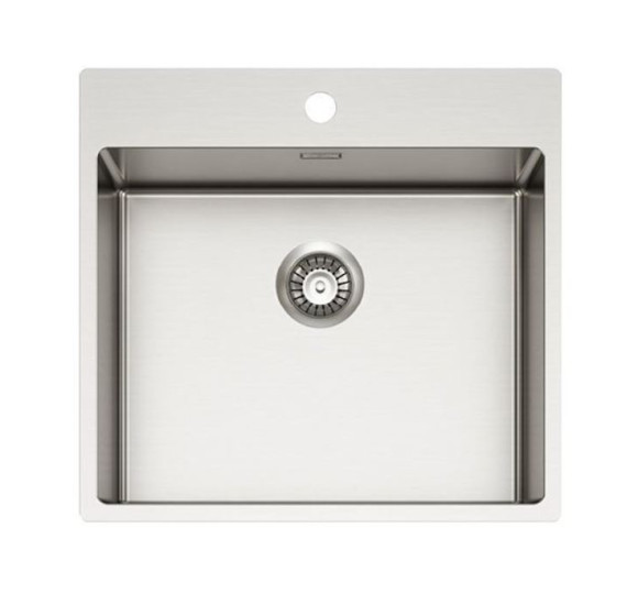 ALVEUS Nox 120 nerūdijančio plieno plautuvė