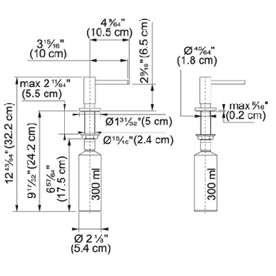 Franke Active Plus dozatorius