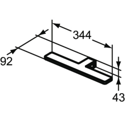Ideal Standard Luxury LED šviestuvas veidrodžiui, 9W, 230V, T2907