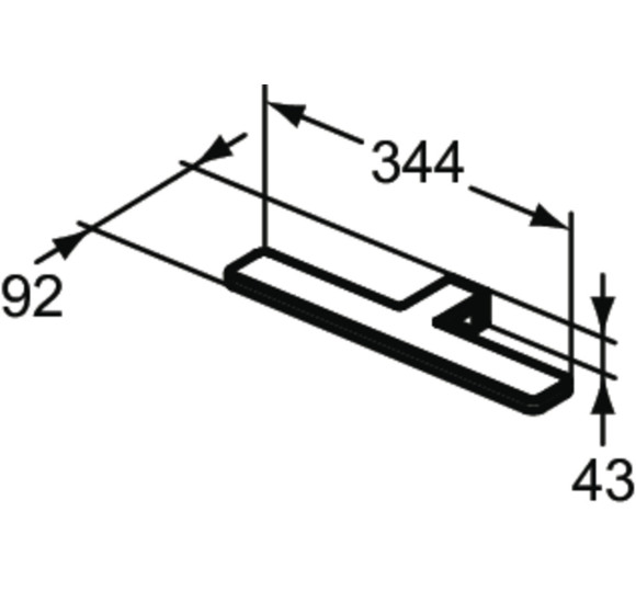 Ideal Standard Luxury LED šviestuvas veidrodžiui, 9W, 230V, T2907