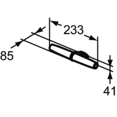 Ideal Standard Eva LED šviestuvas veidrodžiui, 6 W, 220-240 V, T3189