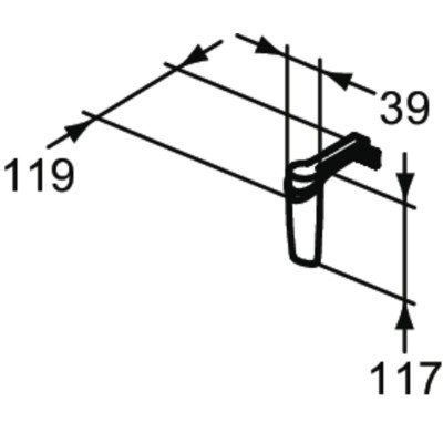 Ideal Standard Sabrina LED šviestuvas veidrodžiui, 3 W, 220-240 V, T3248