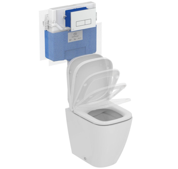 Ideal Standard i.life S klozeto dangtis su sėdyne, Soft Close&Easy Take Off, T4737