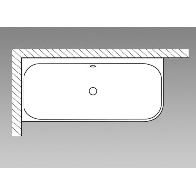 Villeroy & Boch Collaro vonia 1800x800, su baltu vonios sifonu