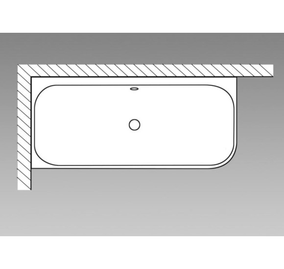 Villeroy & Boch Collaro vonia 1800x800, su baltu vonios sifonu